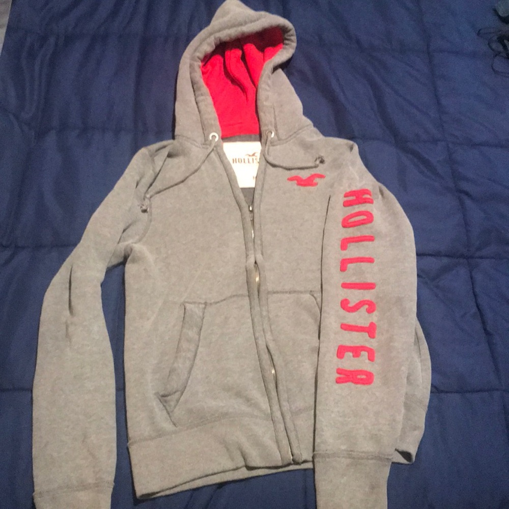 Gray Hollister Hoodie